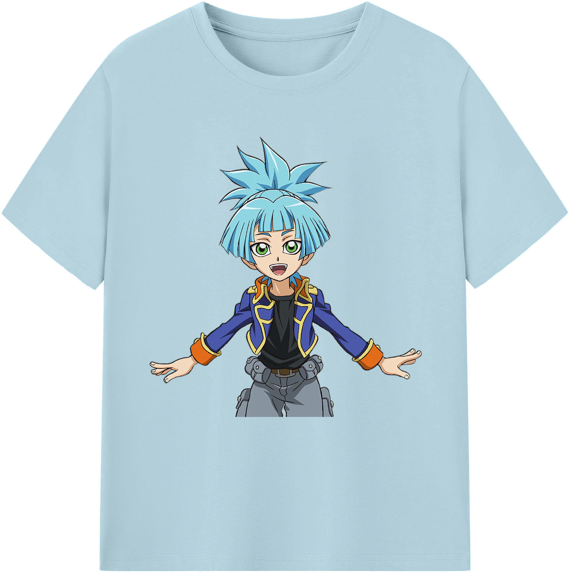 （画像用） 遊☆戯☆王 Yu-Gi-Oh! 綿100％半袖Tシャツ（フロントプリント）